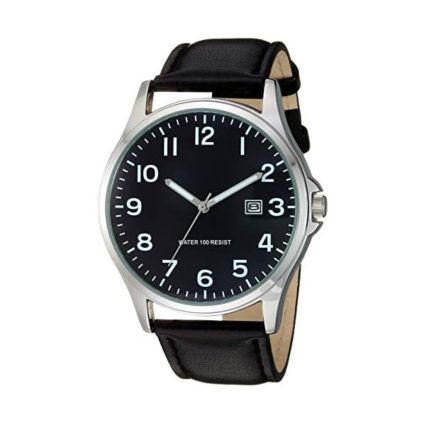 Men's Classic Easy-Read Analog Strap Watch for Daily Wear